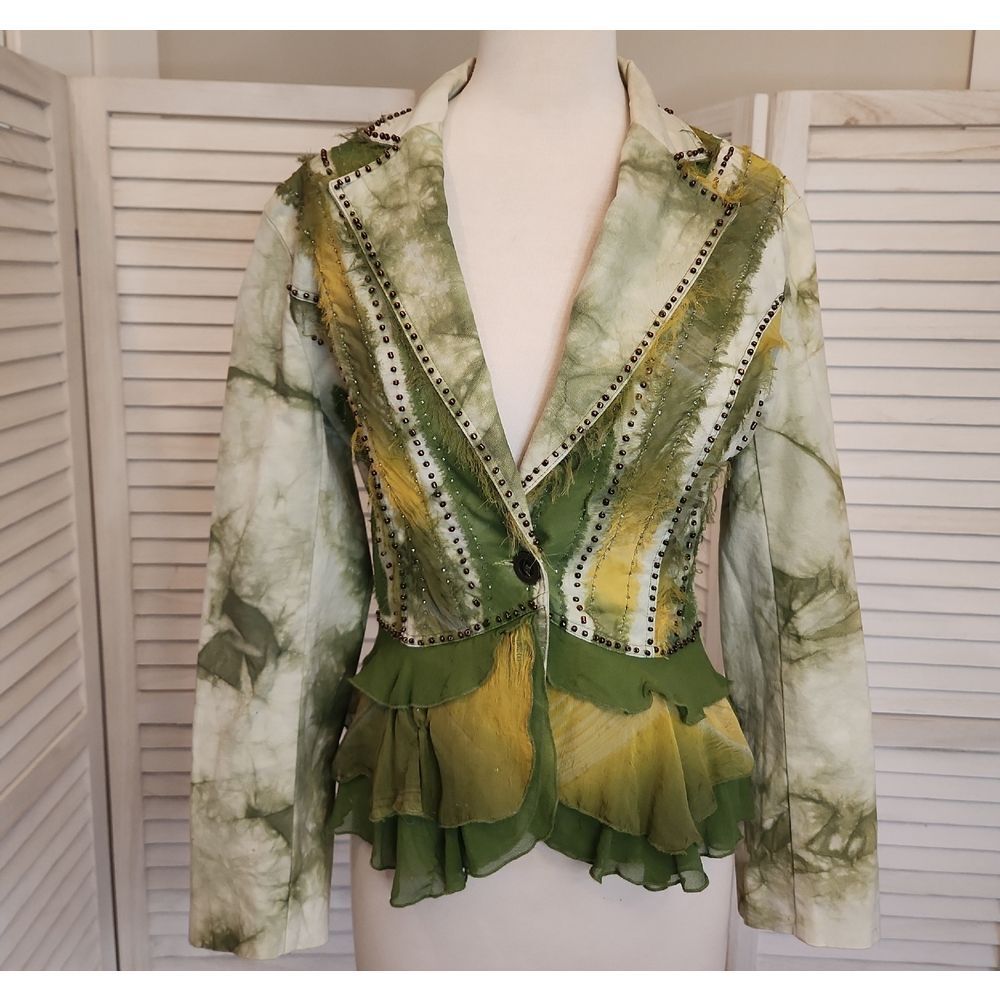 Seandara Green Women's Blazer Size M